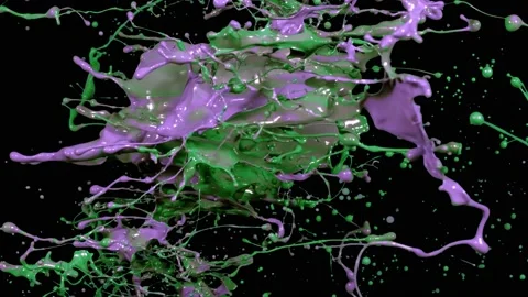 Paint Throws - Paint Travel Video stock 152853565