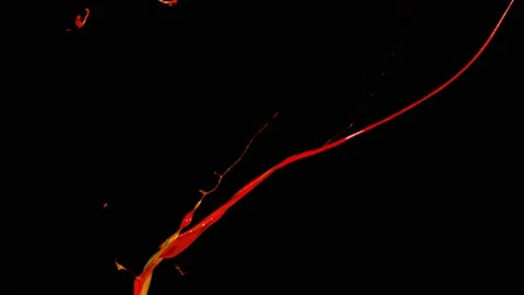 Paint Throws - Painted Compatibility Stock Footage 152853553