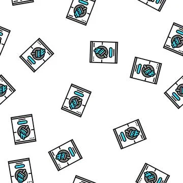 Paint tool repair vector seamless pattern Stock Illustration