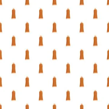 Paint tube pattern creating seamless artistic background Stock Illustration