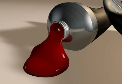 Paint tubes Stock Illustration