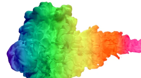 Paint underwater, Slow Motion Stock Footage 25455683
