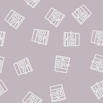 Paint varnish line vector seamless pattern Stock Illustration