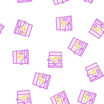 Paint varnish vector seamless pattern Illustrazione stock