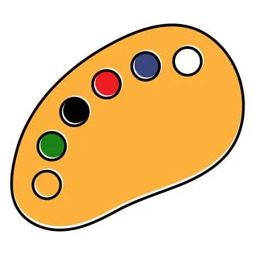 Paint vector icon illustration Stock Illustration