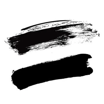 Paint vector template black Stock Illustration