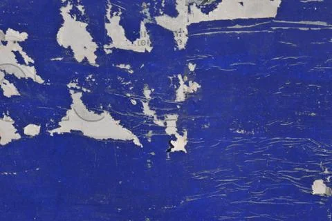 Paint wall aged background blue of cement craked background Foto stock