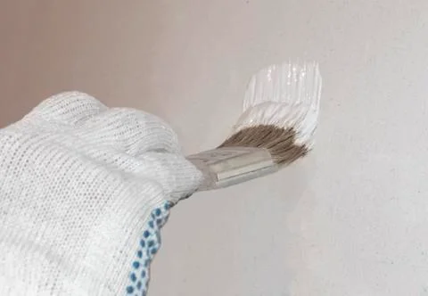 To paint the wall. Stock Photos