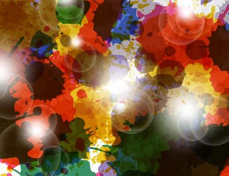 Paint wallpaper Stock-Illustration