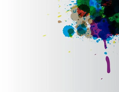 Paint wallpaper Illustrazione stock