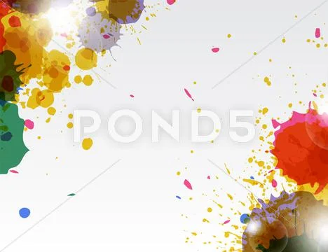 Paint wallpaper Stock Illustration