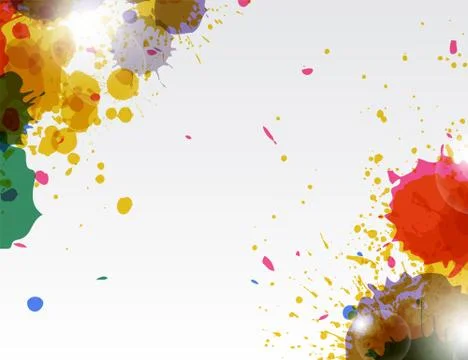 Paint wallpaper 스톡 일러스트