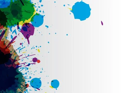 Paint wallpaper 스톡 일러스트