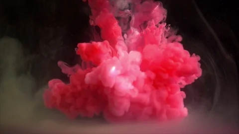 Paint in water Stock Footage 81755428