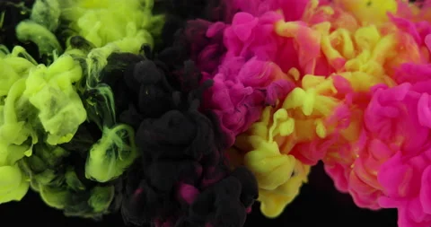 Paint In Water Stock Footage 162332872