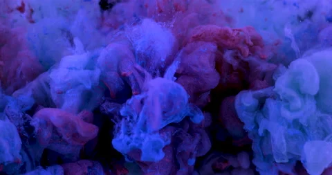 Paint In Water Stock Footage 162350880