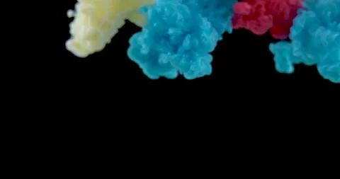 Paint In Water Stock Footage 162433365
