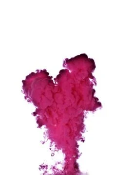 Paint in water Stock Photos