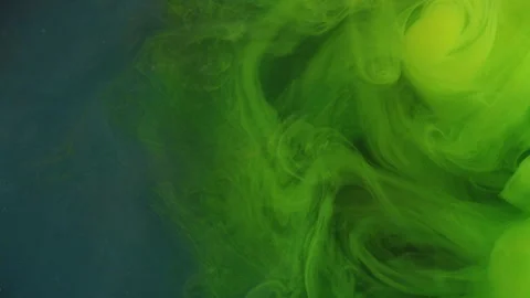 Paint water splash glitter mist texture green blue Stock Footage 276909185