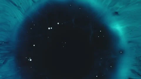 Paint water splash space hole ink aqua Stock Footage 255107957