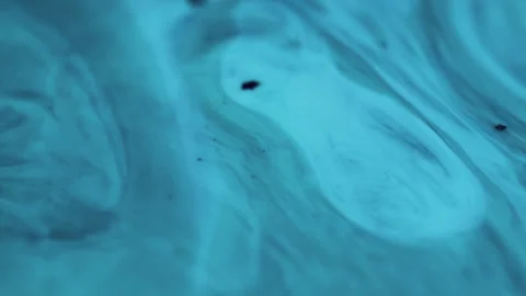 Paint wave gloss liquid texture blue acrylic ink Stock Footage 281702600