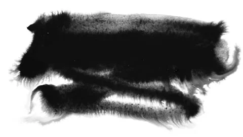 Paint on wet paper Video stock 104218148