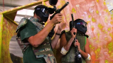 Paintball 05 Stock Footage 89481956