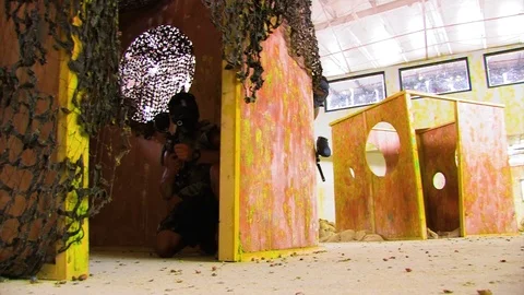 Paintball 07 Video stock 89481985