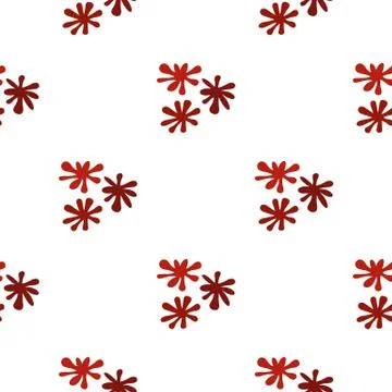 Paintball blob pattern flat Illustrazione stock