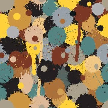 Paintball camouflage seamless pattern Stock Illustration