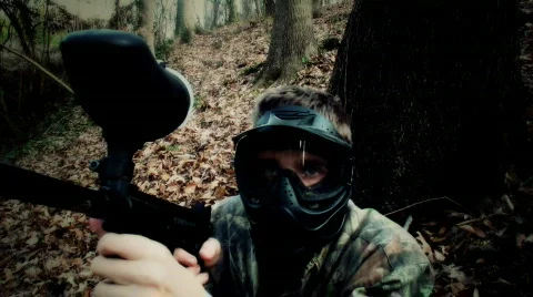 Paintball  Stock Footage 323950