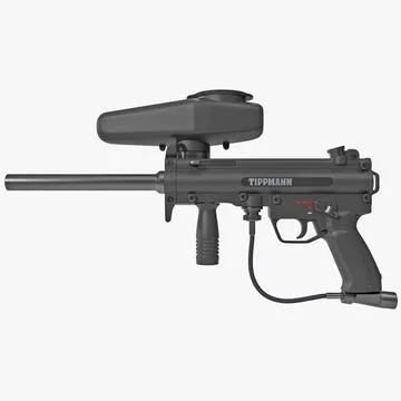 Paintball Gun 3D Model