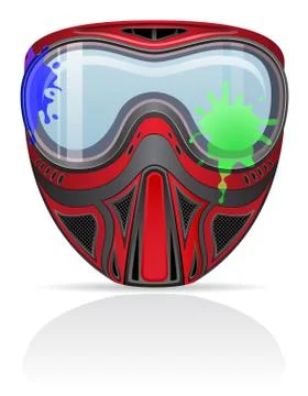 Paintball mask vector illustration Stock Illustration