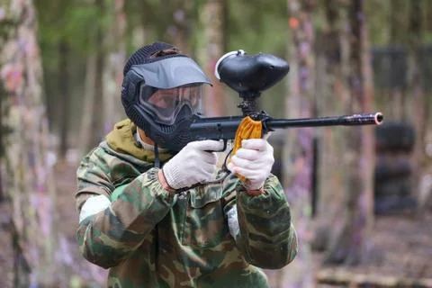 Paintball Stock Photos