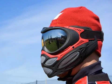 Paintball player Stock Photos
