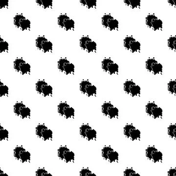 Paintball splash blob pattern seamless Stock Illustration