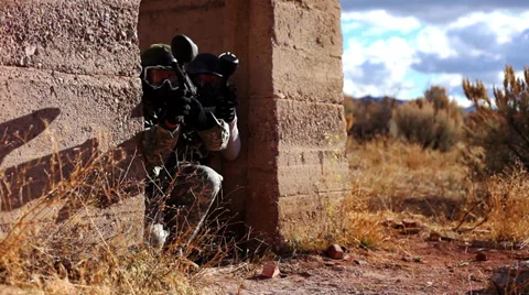 Paintball War 스톡 동영상 33193533