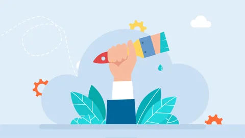 Paintbrush appears from below. Drop of paint drips. Man is holding a brush Stock Footage 326823161