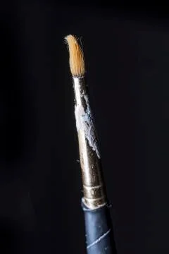 Paintbrush Close Up 스톡 사진