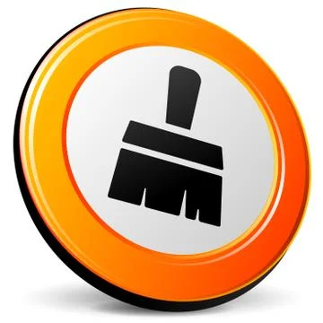 Paintbrush icon Stock Illustration