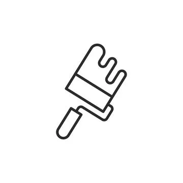 Paintbrush Icon Stock Illustration