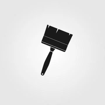 Paintbrush icon vector Stock Illustration
