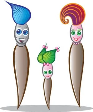 Paintbrush 스톡 일러스트