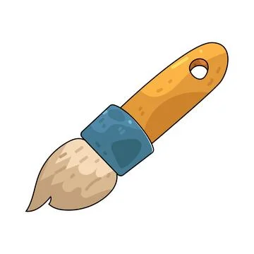 Paintbrush illustration Stock Illustration