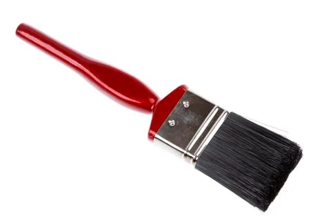 Paintbrush isolated on plain background Stock Photos