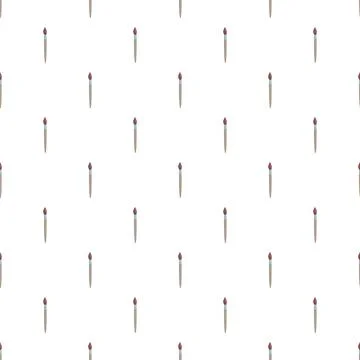 Paintbrush tools creating artistic seamless pattern wallpaper Stock Illustration