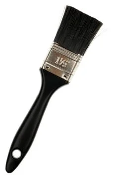 Paintbrush on a White Background Stock Photos