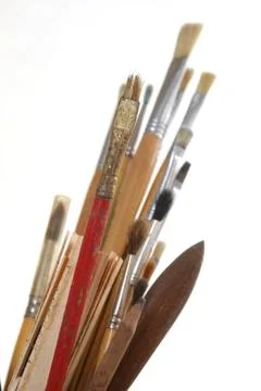 Paintbrushes Stock Photos