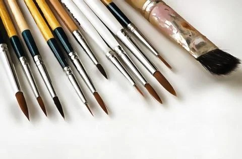 Paintbrushes Stock Photos