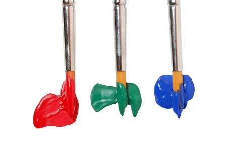 Paintbrushs Stock Photos